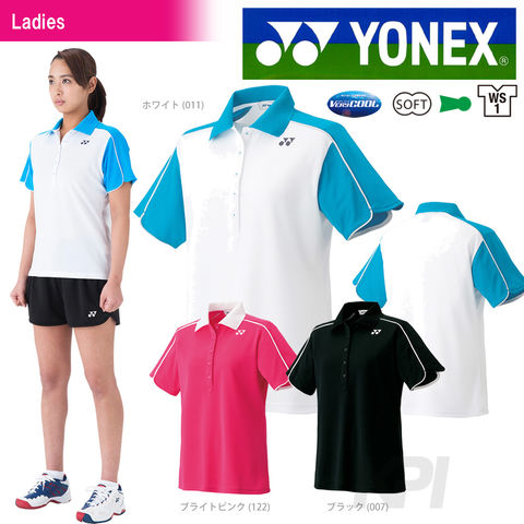 dショッピング |YONEX ヨネックス 「Ladies レディース ポロシャツ 20313」テニスウェア L ブラック 007 | カテゴリ：テニス レディースウェアの販売できる商品 | KPI (07220313)|ドコモの通販サイト