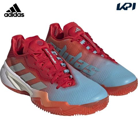 テニスシューズ】アディダス アディバリケード4 26.5 限定モデル(赤