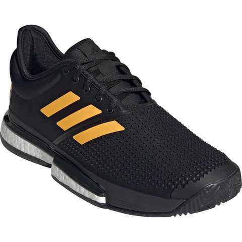 dショッピング |アディダス adidas テニスシューズ メンズ ソールコート ブースト M オールコート用 SoleCourt Boost M  EF2069 コアBLK フラッシュO 245 | カテゴリ：テニスシューズの販売できる商品 | KPI (072EF2069)|ドコモの通販サイト