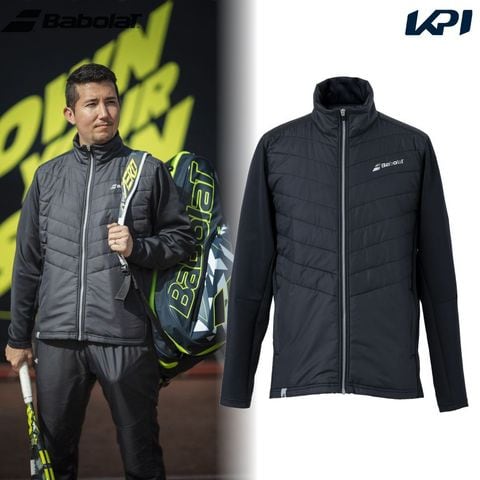 バボラ メンズ テニスウェア 上下セット ウインドブレーカー VS PADDAED JACKET BUT4150 スウェットパンツ VS PADDED