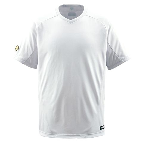 デサント DESCENTE 野球ウェア メンズ V首Tシャツ DB202 2019FW Sホワイト SWHT XO