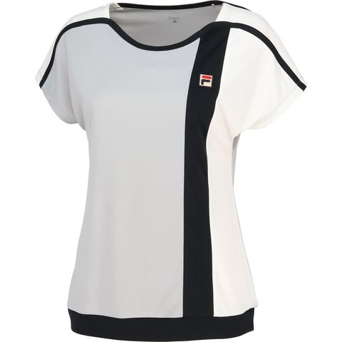 FILA フィラ テニスウェア クルーネックシャツ VM5586 灰メンズM新品