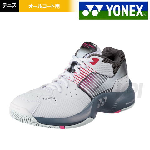 dショッピング |YONEX ヨネックス 「POWER CUSHION WIDE 235 パワークッションワイド235 SHT 235W」オールコート用 テニスシューズ ホワイト/ピンク 062 22.0 | カテゴリ：テニスシューズの販売できる商品 | KPI  (072SHT-235W)|ドコモの通販サイト