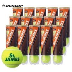 DUNLOP ダンロップ 「St.JAMES セントジェームス 15缶/60球 」テニスボール