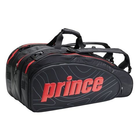 dショッピング |プリンス Prince テニスバッグ・ケース ラケットバッグ12本入 TT900 ブラック×レッド(236 | カテゴリ：テニスバッグの販売できる商品  | KPI (072TT900)|ドコモの通販サイト