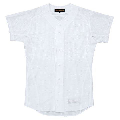 ゼット ZETT 野球ウェア プロステイタス ユニフォームシャツ フロントオープンスタイル BU515 1100 2016SS ホワイト 1100 L