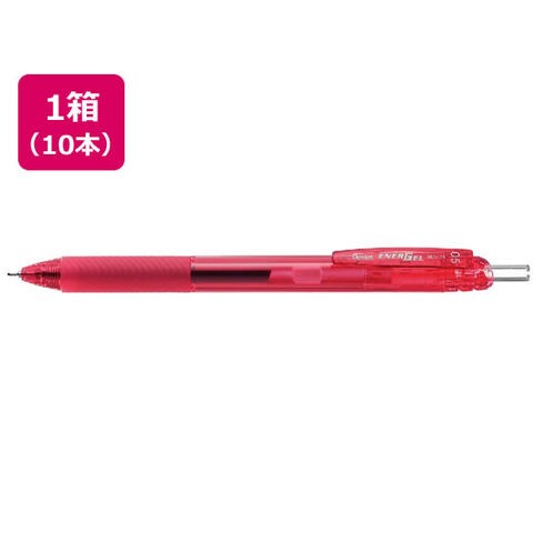 dショッピング |ぺんてる エナージェルエス ０．５ｍｍ 黒 ピンク軸 １０本 ＢＬＮ１２５Ｐ－Ａ カテゴリ：筆記用具の販売できる商品  ココデカウ (073D64330)|ドコモの通販サイト