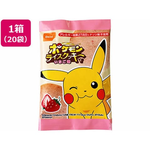 dショッピング |尾西食品 ポケモンライスクッキー いちご味 １箱 ８ｇ