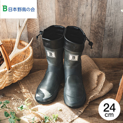 dショッピング |長靴 レインブーツ 日本野鳥の会 バードウォッチング