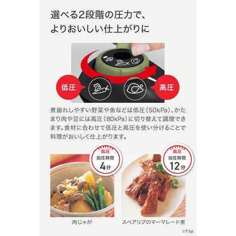 dショッピング |ティファール T-fal 圧力鍋 セキュア トレンディ 6.2L