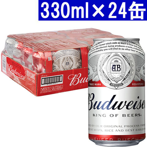 バドワイザー ビール 355ml×24缶 正規品 ^XIBWLG3K^