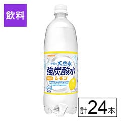 【F】(送料込)伊賀の天然水強炭酸水レモン 1000ml×24本《沖縄・離島配送不可》