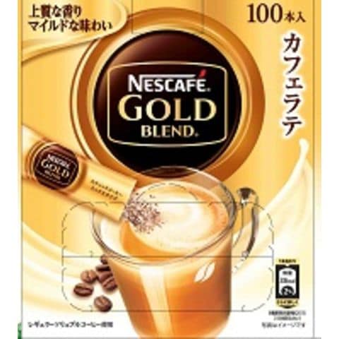 ネスカフェ ゴールドブレンド スティックコーヒー 100本×1箱
