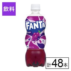 【E】(送料込)ファンタグレープ PET 500ml×48本《沖縄・離島配送不可》