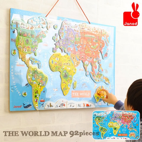 dショッピング |パズルワールドマップ 世界地図パズル JANOD（ジャノー 