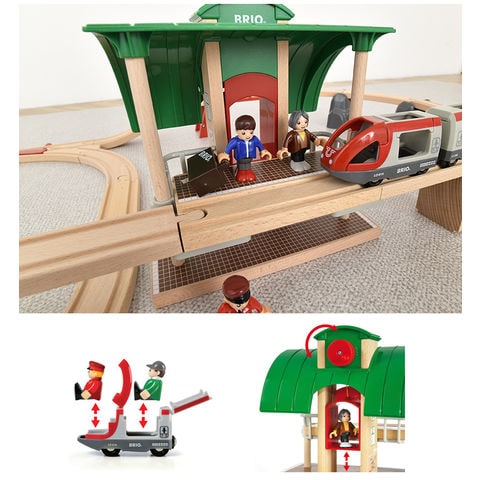 dショッピング |電車のおもちゃ レールセット 木製 おもちゃ 3歳 4歳 5