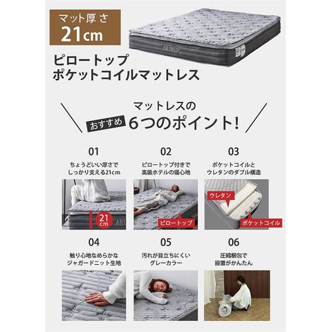 dショッピング |ステージベッド クイーン マットレスセット USB-A/C付