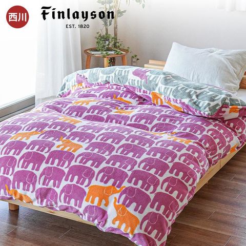 dショッピング |Finlayson 西川 毛布にもなる 暖か 掛け布団カバー