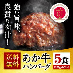 あか牛 ハンバーグ ステーキ 赤牛 熊本 国産 和牛 冷凍 5人前 150g 5 高級 ギフト 食べ物 あかうし 熊本馬刺し専門店利他フーズ 敬老の日 ギフト