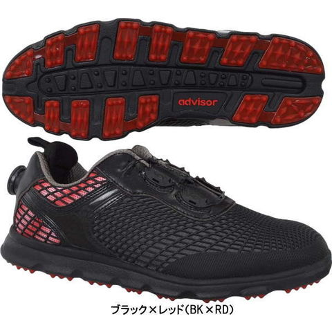 dショッピング |アドバイザー ゴルフシューズ ダイヤルatop式 スパイク