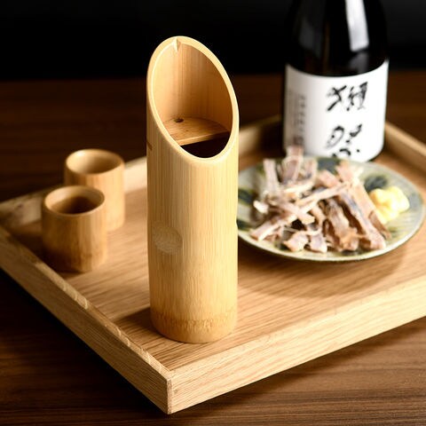 木製 食器 日本製 日本を楽しむ 自宅 居酒屋 日本製 スス竹 酒器 酒注ぎ  国産 家庭用 BAR 和風 日本 大好き 夏