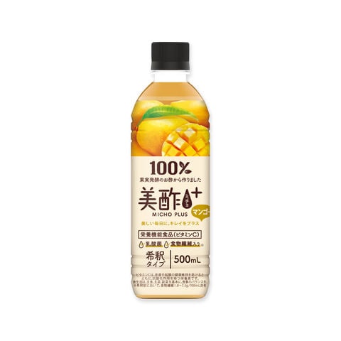 dショッピング |美酢(ミチョ)プラス マンゴー 500mL 1本 栄養機能食品