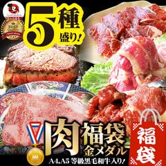 【期間限定！15,000円⇒11,000円】金メダル 肉の福袋 5種盛り 黒毛和牛 牛肉 お得 ギフト グルメ ハラミ ロース カルビ お取り寄せ プレゼント 送料無料肉 食品 ステーキ お歳暮 クリスマス