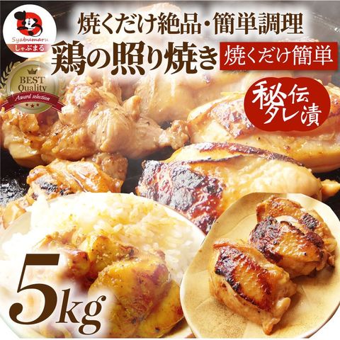 照り焼き チキン 鶏もも 肉 惣菜 メガ盛り 5kg 500g×10 焼くだけ ご飯にも お酒にも 冷凍食品 弁当 送料無料