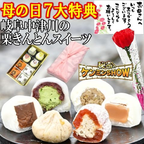 岐阜中津川の栗きんとん スイーツ＆大福セット