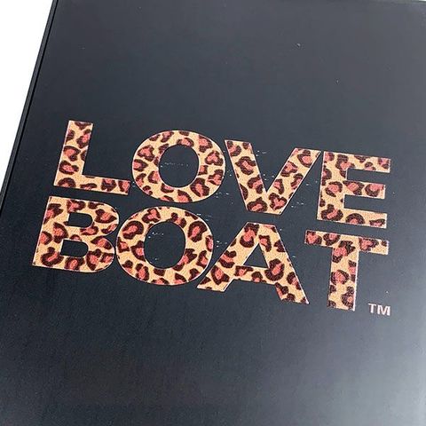 dショッピング |LOVE BOAT ロゴミラー BLACK×LEOPARD ラブボート