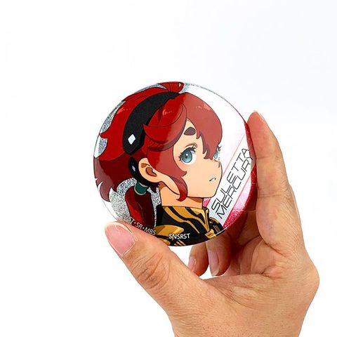 dショッピング |機動戦士ガンダム 水星の魔女 ホログラム缶バッジ