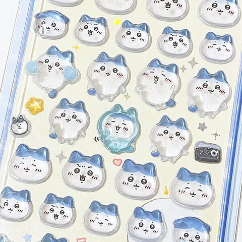 ちいかわ　ボンボンドロップシール　5種 ハチワレ箔押しシール ちいかわ ボンボンドロップシール（ハチワレ） 【クレジットカード決済