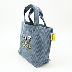 Vintage スヌーピー ランチバッグ スヌーピー 75th ミニトート ブルー バッグ ランチバッグ デイユーズ