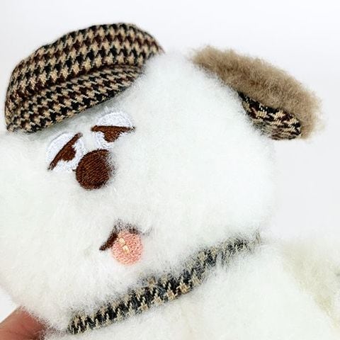 スヌーピー オラフ チョコチェック柄　ぬいぐるみ dショッピング |スヌーピー PEANUTS チョコチェックシリーズ