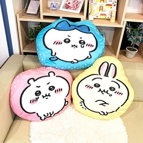 dショッピング |ちいかわ ハチワレ プン もちもちまくらクッション