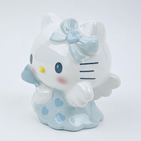 dショッピング |サンリオ ハローキティ エンジェル 貯金箱(ブルー