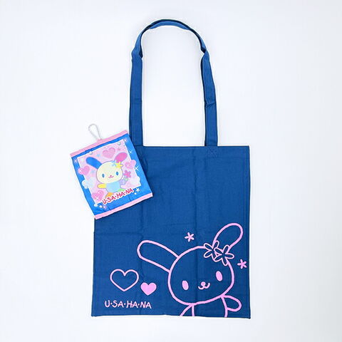 dショッピング |サンリオ ウサハナ 折りたたみカジュアルトートバッグ