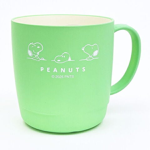 ♡チュー可愛くてごめん♡ Peanuts マンスリー マグカップ スヌーピ dショッピング |スヌーピー マグカップ (グリーン) コップ Line up the