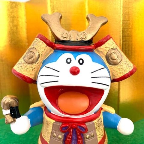 dショッピング |ドラえもん ドラえもん 武者人形 五月人形 18×12×11(cm