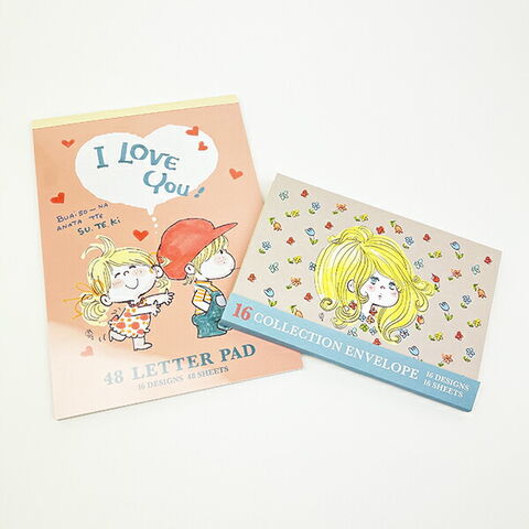 dショッピング |水森亜土 レターパッド ピンク 文具 日本製 | カテゴリ