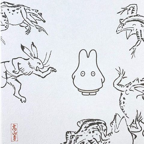 dショッピング |ミッフィー miffy×鳥獣戯画 miffy×鳥獣戯画 ポスト
