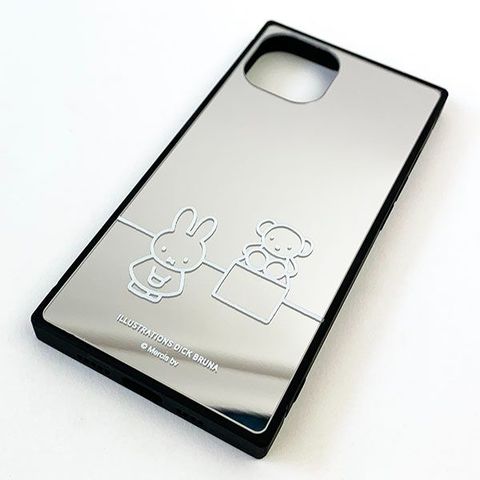 dショッピング |ミッフィー iPhone13対応 スクエアミラーケース