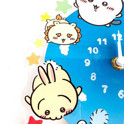 dショッピング |ちいかわ アクリル時計(空からふわり) なんかちいさく