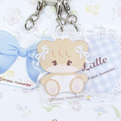 キーホルダー　mikko MARUKA（マルカ） キーホルダー mikkoふわふわキーホルダー : ZOZOTOWN