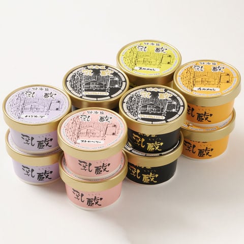 北海道アイスクリーム 5種 12個 セット 乳蔵 アイス 詰め合わせ プレミアム バニラ デザート スイーツ 洋菓子