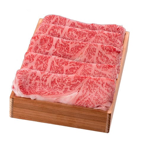 dショッピング |松阪牛 すき焼き用 ロース 木箱入 贈答用 400g 牛肉
