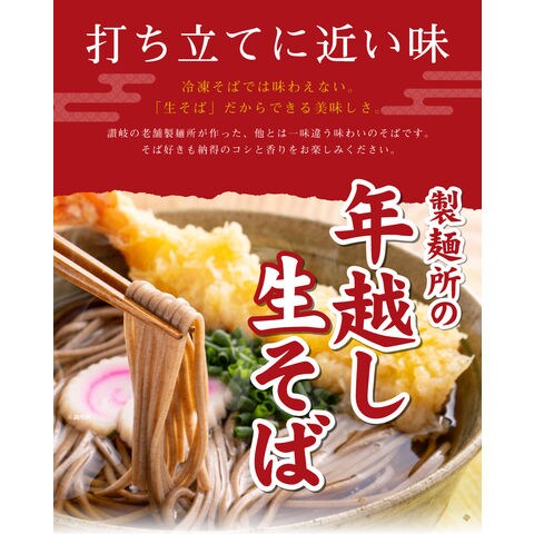 dショッピング |送料無料 石臼引きの本格派 年越しそば 6食 希釈つゆ