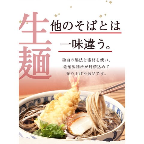 dショッピング |送料無料 石臼引きの本格派 年越しそば 6食 希釈つゆ