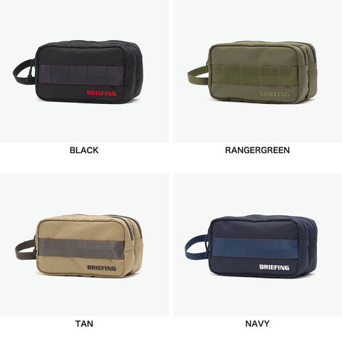 ブリーフィング BRIEFING ラウンド小物 ダブルジップポーチ GOLF dショッピング |【日本正規品】 ブリーフィング ゴルフ ポーチ