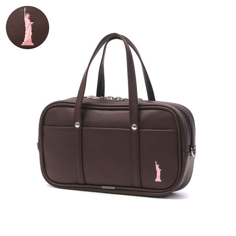 イーストボーイ ペンケース 大容量 おしゃれ 高校生 中学生 EASTBOY 可愛い かわいい 女子 学生 スクールバッグ型 バッグ型 筆箱 ペン入れ ポーチ 大きめ スクールペンケース EST-RTP チョコレートブラウン